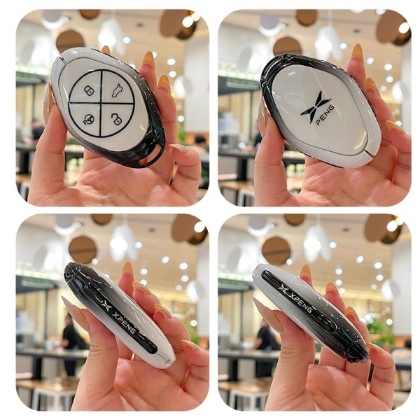 Zinc Alloy Car Key Case Cover For Xiaopeng Xpeng G9 P7 P5 G3 G3i 460 P7 520  ew Energy Keychain Key Shell Auto Accessories