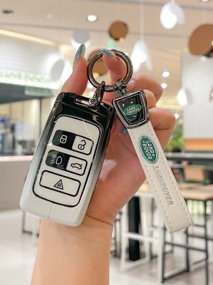 Zinc Alloy Car Key Case Cover For Land Rover Range Rover Sport Velar Evoque Freelander2 Discovery Jaguar XF XJ XJL XE