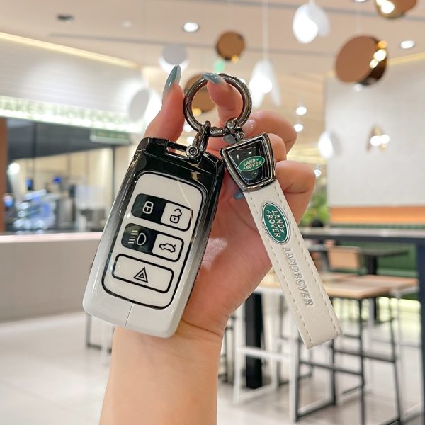 Zinc Alloy Car Key Case Cover For Land Rover Range Rover Sport Velar Evoque Freelander2 Discovery Jaguar XF XJ XJL XE