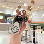 Zinc Alloy Car Key Case Cover For GWM Great Wall ORA R1 R2 Good Cat White Cat IQ GT Remote Cover Shell Keychain Accessories