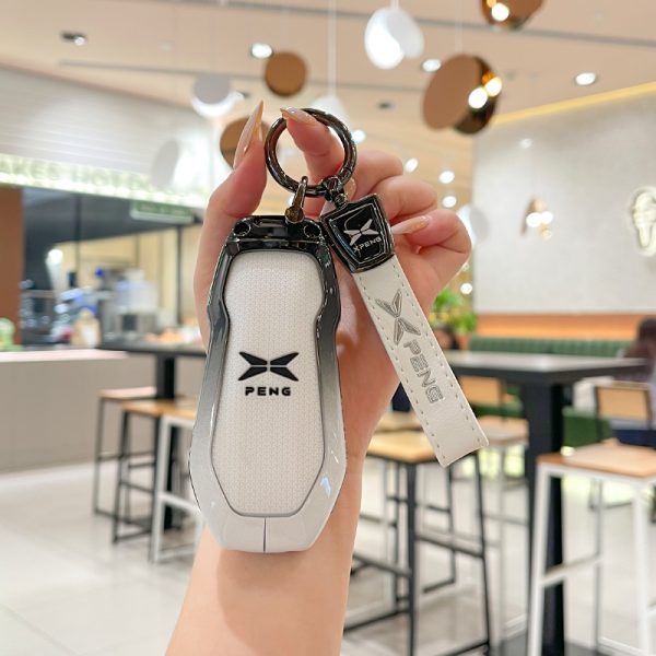 Zinc Alloy Car Key Case Cover For Xiaopeng Xpeng G9 P7 P5 G3 G3i 460 P7 520  ew Energy Keychain Key Shell Auto Accessories