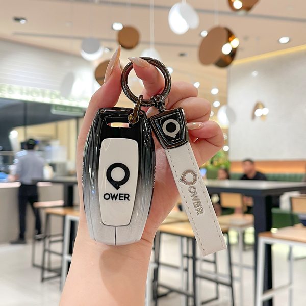 Zinc Alloy Car Key Case Cover For Great Wall Cannon POWER 2022 H6 Cannon P Series M4 Great Wall Power GWM Ute 2022 Hover Keychain Accessories