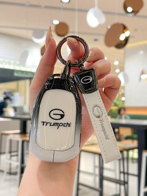 Zinc Alloy Car Key Case Cover For GAC New Energy Trumpchi GA6 GM6 Aion S V Y LX GS7 GS8 GS5 GM8 Keychain Accessories