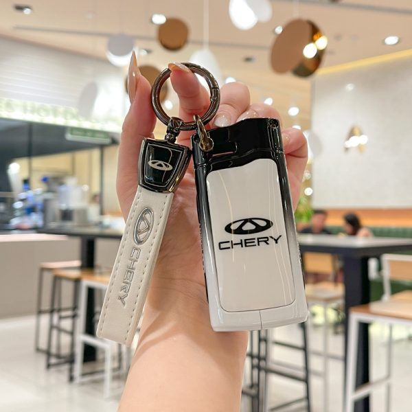 Zinc Alloy Car Key Case Cover For Chery Tiggo 8 Pro 8plus Arrizo 5 Pro Gx 5x eQ7 Chery Tiggo 7 Pro Max 2020  Omoda 5 C5 Modod Accessories Car-Styling Keychain