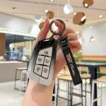 Zinc Alloy Car Key Case Cover For Cadillac CT4 CT5 ATS CT6 CTS DTS XT5 Escalade ESV SRX STS XTS XT4 28T ELR Car Key Accessoires