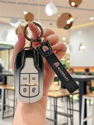 Zinc Alloy Car Key Case Cover For Maserati Levante Ceo Levante Ghibli Quattroporte GT Granturismo GranCabrio Grecale 2022 2023 Accessories