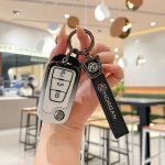 Zinc Alloy Car Key Case Cover For MG ONE ZS MG6 EV EZS HS EHS MG3 MG5 MG7 MG ZS GT GS 350 360 750 Roewe RX5 I5 I6 RX3 RX8 ERX5 Key Holder Accessories