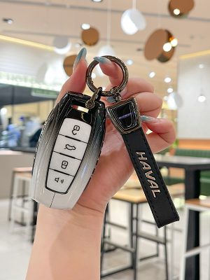 Zinc Alloy Car Key Case Cover For Haval Jolion F7 H9 H6 H2 F7X F7H H8 H3 H4 H1 H5 H7 F5 M4 M6 H6-Coupe First-love