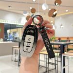 Zinc Alloy Car Key Case Cover For Audi A4 B9 A5 A6 8S 8W Q5 Q7 4M S4 S5 S7 TT TTS TFSI RS A7 A8 Q8 S6 RS6 RS7 E-tron C8 D5 A1 A3 C5 C6 Protector Shell Fob Accessories