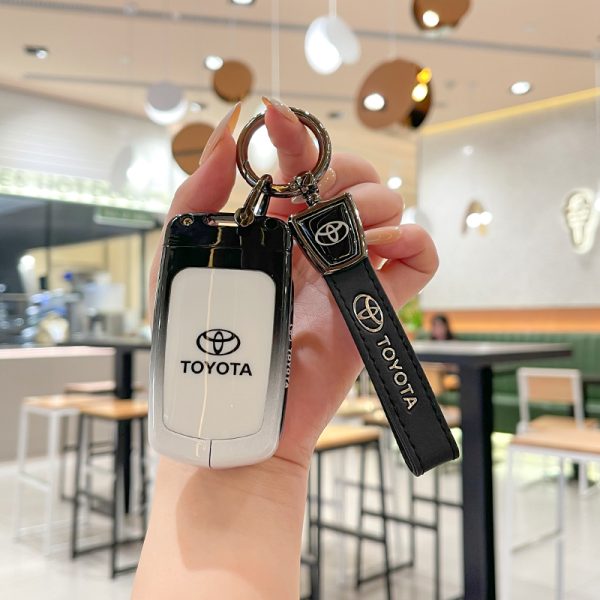 Zinc Alloy Car Key Case Cover For Toyota Camry Crown Majesta Highlander Land Cruiser Prado Kluger Mark X Corolla Camry RAV4 Highlander Auris CHR Avalon Land Cruiser Reiz Avalon Previa Alphard Prius