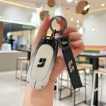 Zinc Alloy Car Key Case Cover For Lixiang LEADING IDEAL L7 L8 L9 MAX Li Auto Key Case Smart Remote Holder Keychain Bag Protection Shell Cover Car Accessories