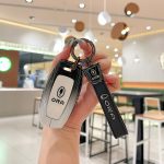 Zinc Alloy Car Key Case Cover For GWM Great Wall ORA R1 R2 Good Cat White Cat IQ GT Remote Cover Shell Keychain Accessories