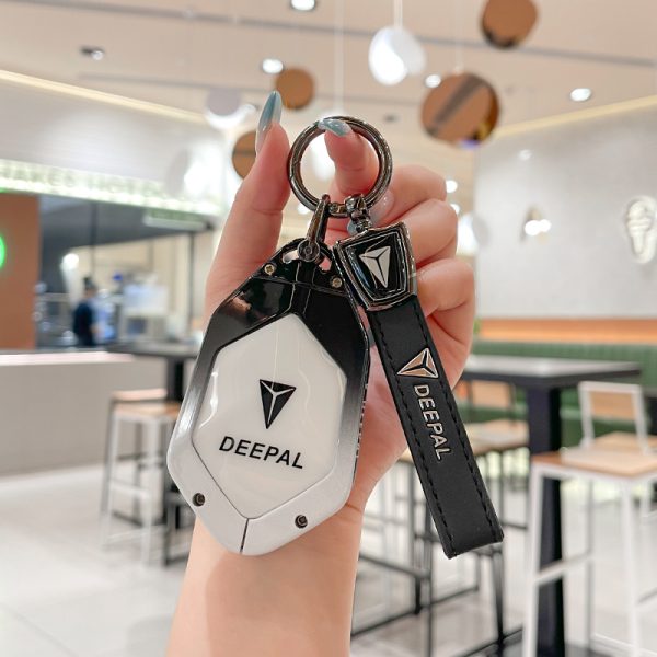 Zinc Alloy Car Key Case Cover For Changan Deepal S7 SL03 2022 2023 Smart Remote Car Key Case Cover FOB Keychain Accessories