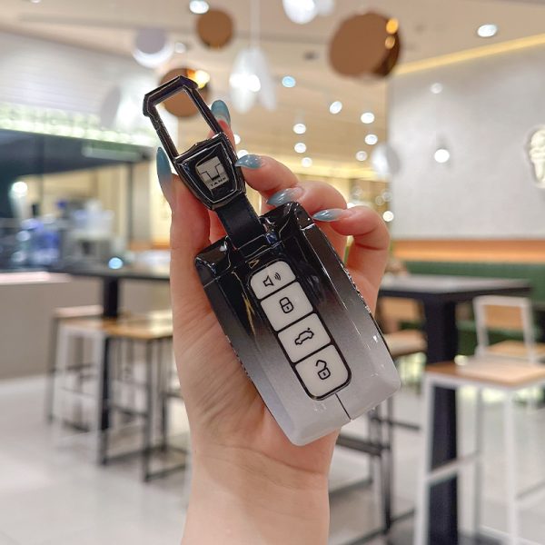 Zinc Alloy Car Key Case Cover For Great Wall GWM WEY TANK 300 500 Tank300 Tank500 Remote Cover Bag Shell Keychain Holder Accessories