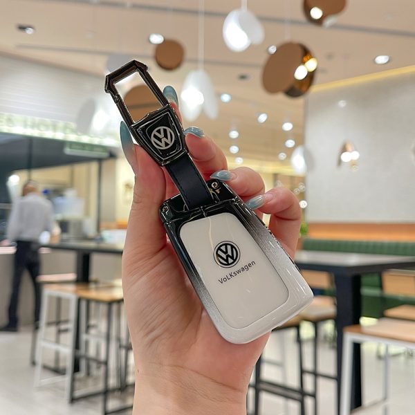 Zinc Alloy Car Key Case Cover For VW Volkswagen Polo Tiguan Passat B5 B6 B7 B8 Golf 4 5 6 7 8 MK6 Jetta Lavida MK7 Mk2 GTI ID 4 Seat Leon Mk4 Cupra Formentor Magotan MK8 ID.3 ID.4 Cupra Auto Interior Accessories