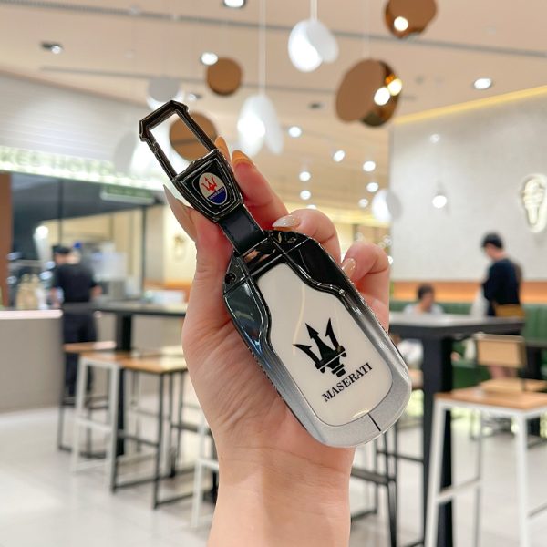 Zinc Alloy Car Key Case Cover For Maserati Levante Ceo Levante Ghibli Quattroporte GT Granturismo GranCabrio Grecale 2022 2023 Accessories