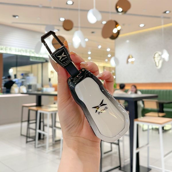 Zinc Alloy Car Key Case Cover For Xiaopeng Xpeng G9 P7 P5 G3 G3i 460 P7 520  ew Energy Keychain Key Shell Auto Accessories