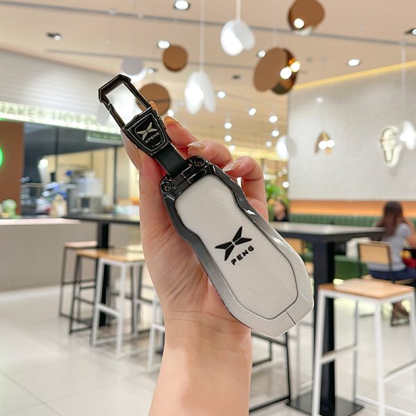 Zinc Alloy Car Key Case Cover For Xiaopeng Xpeng G9 P7 P5 G3 G3i 460 P7 520  ew Energy Keychain Key Shell Auto Accessories