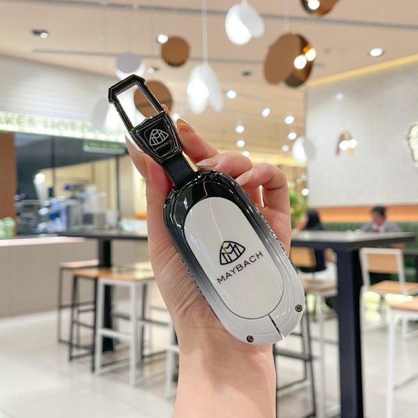 Zinc Alloy Car Key Case Cover For AMG Mercedes Benz Brabus Maybach W221 W212 W463 C/E/S/G C S Class W223 W206 S260L S350L for Maybach S480 S580 Remote Car Key Case Cover