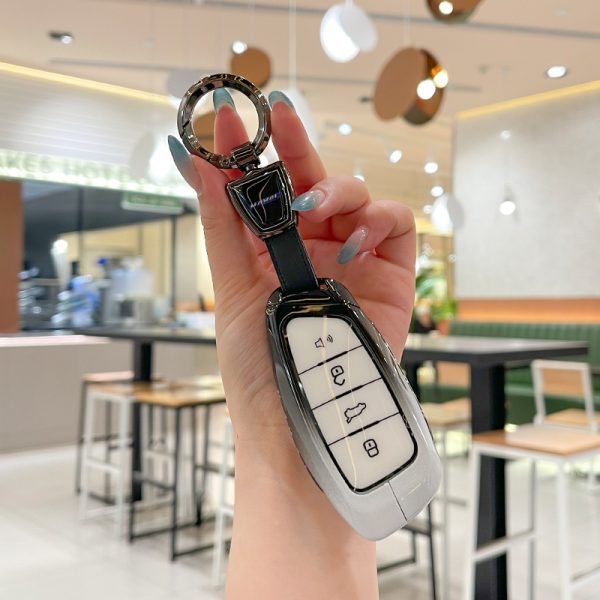 Zinc Alloy Car Key Case Cover For Great Wall Haval 2023 XY DARGO X-DOG Protective Case Shell Fob Accessories