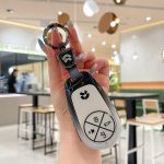 Zinc Alloy Car Key Case Cover For  Nio ET7 ET5 2022 2023 2024 for Weilai NIO ES6 ES8 EC6 ET7 Auto Key Fob Shell Keychain