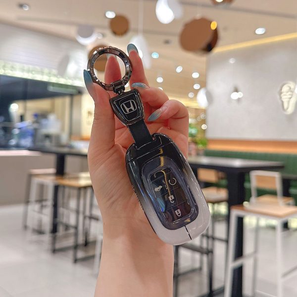 Zinc Alloy Car Key Case Cover For Honda Accord Civic Vezel City CR-V HR-V HRV BRV BR-V Crider Jazz Jade Odyssey 2/3button Accessories