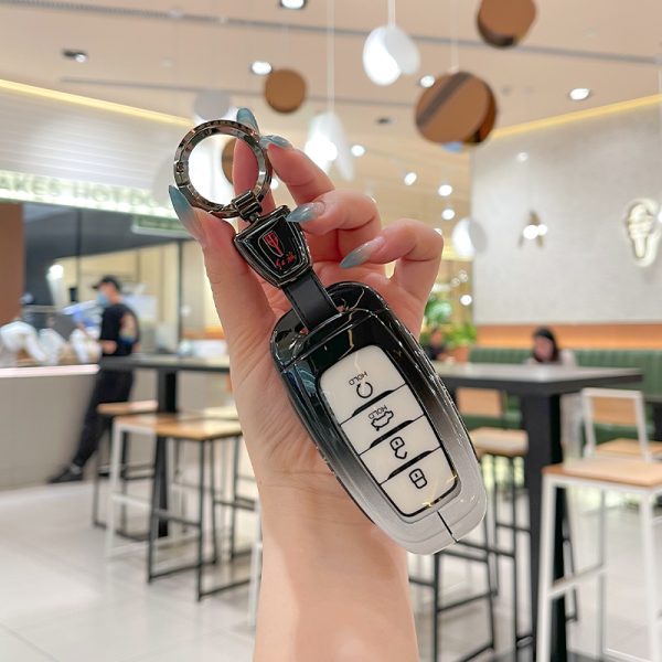 Zinc Alloy Car Key Case Cover For FAW Hongqi H9 H5 HS5 HS7 H7 L5 HS3 L9 Protector Accessories