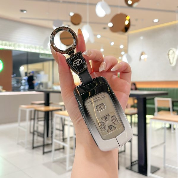 Zinc Alloy Car Key Case Cover For Toyota Camry Crown Majesta Highlander Land Cruiser Prado Kluger Mark X Corolla Camry RAV4 Highlander Auris CHR Avalon Land Cruiser Reiz Avalon Previa Alphard Prius