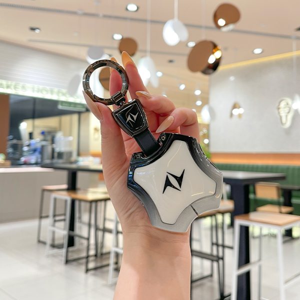 Zinc Alloy Car Key Case Cover For dongfeng eπ007 008 2024Metal Remote Holder Keychain Car Accessories