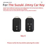 Zinc Alloy Car Key Case Cover For Suzuki Sierra Jimny Swift Embona Spacia Wagon r Ertiga Remote Key Case Key Holder Car Accessories