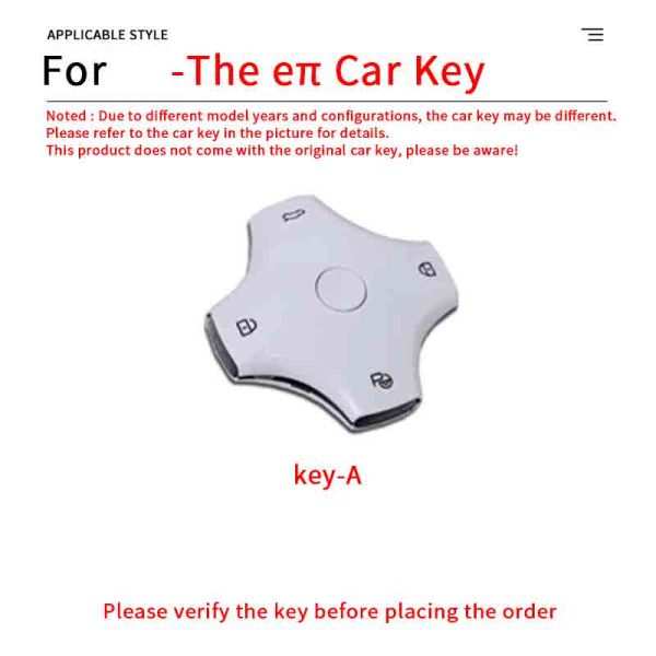 Zinc Alloy Car Key Case Cover For dongfeng eπ007 008 2024Metal Remote Holder Keychain Car Accessories