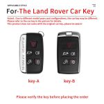 Zinc Alloy Car Key Case Cover For Land Rover Range Rover Sport Velar Evoque Freelander2 Discovery Jaguar XF XJ XJL XE