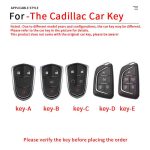 Zinc Alloy Car Key Case Cover For Cadillac CT4 CT5 ATS CT6 CTS DTS XT5 Escalade ESV SRX STS XTS XT4 28T ELR Car Key Accessoires