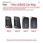 Zinc Alloy Car Key Case Cover For Lexus NX ES UX US RC LX GX IS RX 200 250h 350h LS 450h 260h 300h UX200  RX350 NX300 Es300h Rx450h GS300 GX470 IS250 ES350 LX570 GX460 Nx300h Is300h Shell Holder