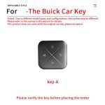 Zinc Alloy Car Key Case Cover For Buick Alke E5 E4 Car Bluetooth Card Metal Buckle Modification Key Cover Accessories