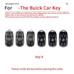 Zinc Alloy Car Key Case Cover For Buick Regal Encore Enclave Envision LaCrosse VERANO ENCORE GX GL6 Opel Vauxhall Astra K Corsa E Protective Keyless Auto Accessories