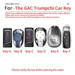 Zinc Alloy Car Key Case Cover For GAC New Energy Trumpchi GA6 GM6 Aion S V Y LX GS7 GS8 GS5 GM8 Keychain Accessories