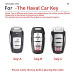 Zinc Alloy Car Key Case Cover For Haval Jolion F7 H9 H6 H2 F7X F7H H8 H3 H4 H1 H5 H7 F5 M4 M6 H6-Coupe First-love