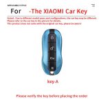 Zinc Alloy Car Key Case Cover For Xiaomi SU7 SU7MAX SU 7 Pro Car Key Case Cover Shell Fob Keyring