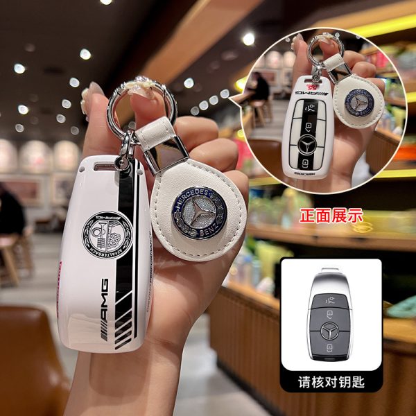 Fashion ABS Car Remote Key Case Cover For Benz A C E S G Class GLA CLA GLK GLC W204 W463 W176 W251 W205 GLB 200 CLE W213 W222 X167 W177 S400L S450/S500 MaybachS480 