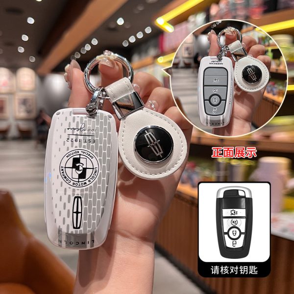 Fashion ABS Car Remote Key Case Cover For Lincoln Continental MKC MKZ MKX Navigator Z Nautilus Aviator Corsair