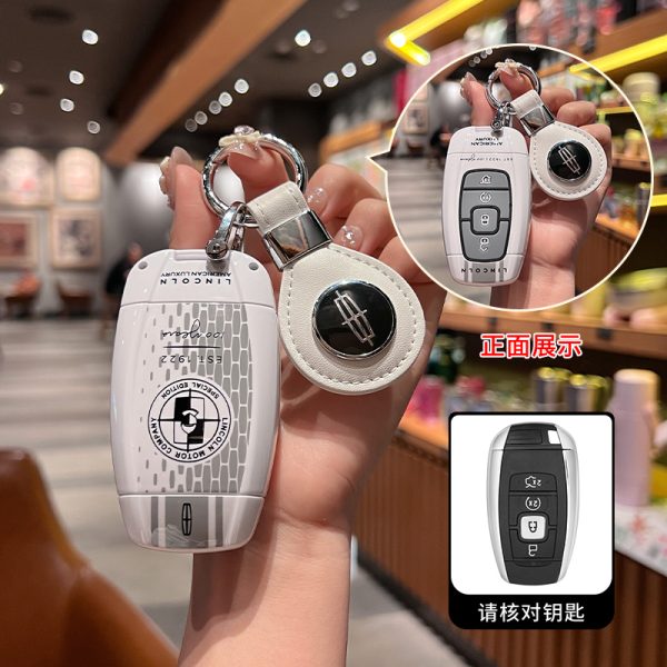 Fashion ABS Car Remote Key Case Cover For Lincoln Continental MKC MKZ MKX Navigator Z Nautilus Aviator Corsair