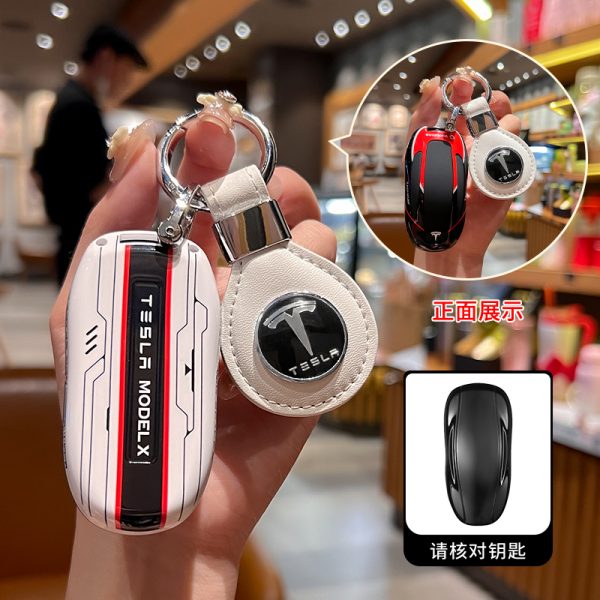 Fashion ABS Car Remote Key Case Cover For Tesla Model 3 Model X Model S Model Y Protector Accessories