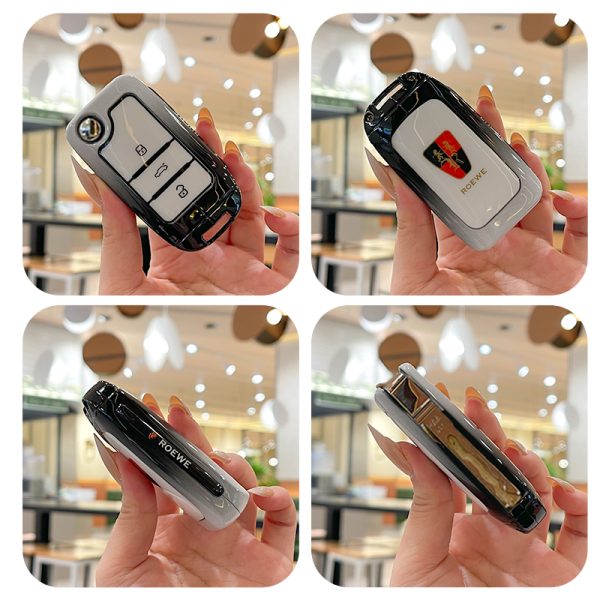 Zinc Alloy Car Key Case Cover For Roewe RX3 RX5 RX8 ERX5 I6 I5 MG3 MG5 MG6 MG7 MG ZS GT GS 350 360 750 