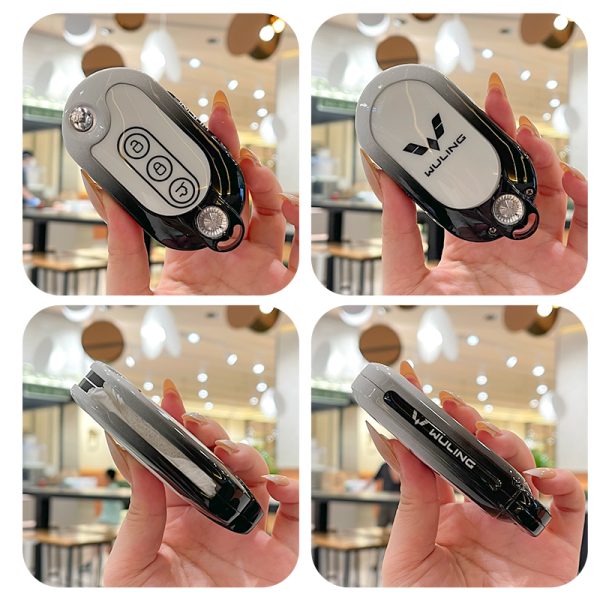 Zinc Alloy Car Key Case Cover For Wuling Capgemini Baojun 310 510 560 630 730 310W SGM Air Yep KiWi EV E100 610 530