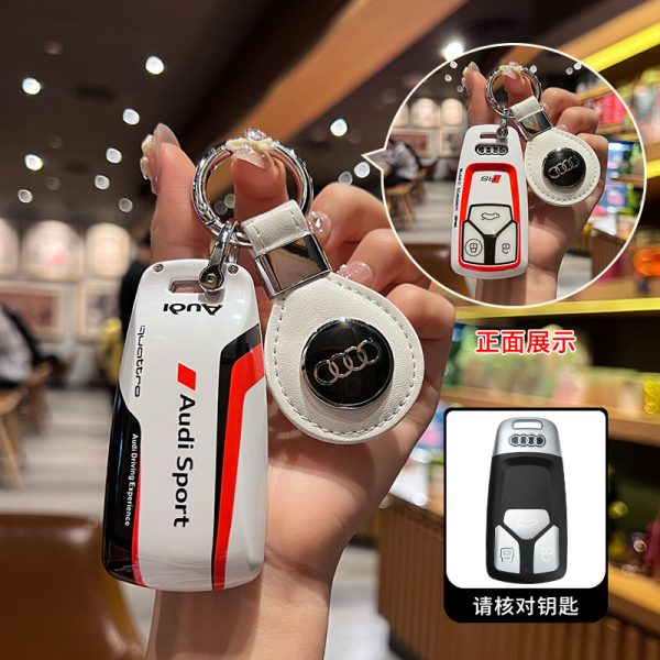 Fashion ABS Car Remote Key Case Cover For Audi A1 A3 A4 A5 A6 A7 A8 C8 Q8 D5 E-Tron B9 8S 8W Q5 Q7 4M S4 S5 S7 TT TTS TFSI Q2 Q3 R8 S6 RS3 C7 Q3 Q5 S4 S6 S7 S8 8V A4