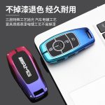 Zinc Alloy Car Key Case Cover For Mercedes Benz A C E S G Class GLC CLE CLA GLB GLS W177 W205 W213 W222 AMG W206 W223 S350 C260 C300 S400