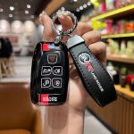 Fashion ABS Car Remote Key Case Cover For Land Rover Range Rover Sport Velar Evoque Freelander2 Discovery Svr Defender Shell Key Chain