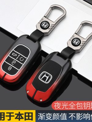 Zinc Alloy Car Key Case Cover For Honda Civic Gen Accord Vezel Freed Pilot CRV HR-V Odyssey Freed Elysion Accessories