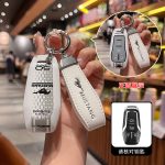 Fashion ABS Car Remote Key Case Cover For Mustang t70 t80 2.3T 3.5T mach-E Shelby Cobra Car Styling Key Protection Keychain